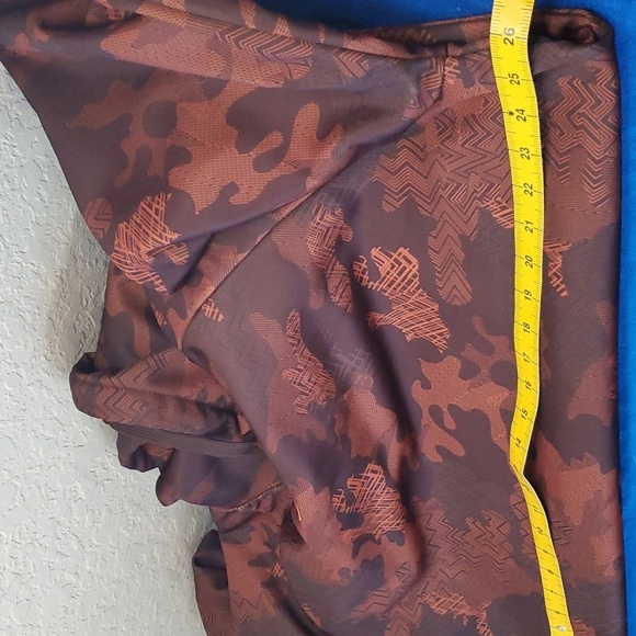 AND1 Hoodie Sweatshirt Mens Size XL Brown, Dark Orange Camo Pullover Bas… - Picture 7 of 13